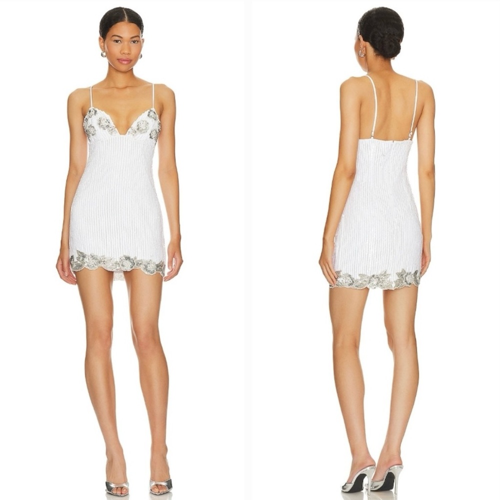 Majorelle Cal Embellished Mini Dress